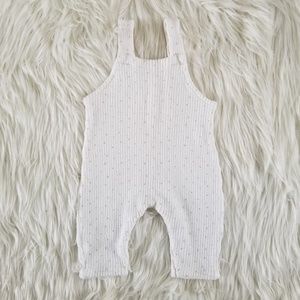 Zara Baby girl knit sparkly overalls